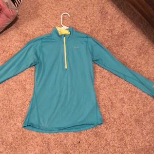 Nike long sleeve 3/4 zip